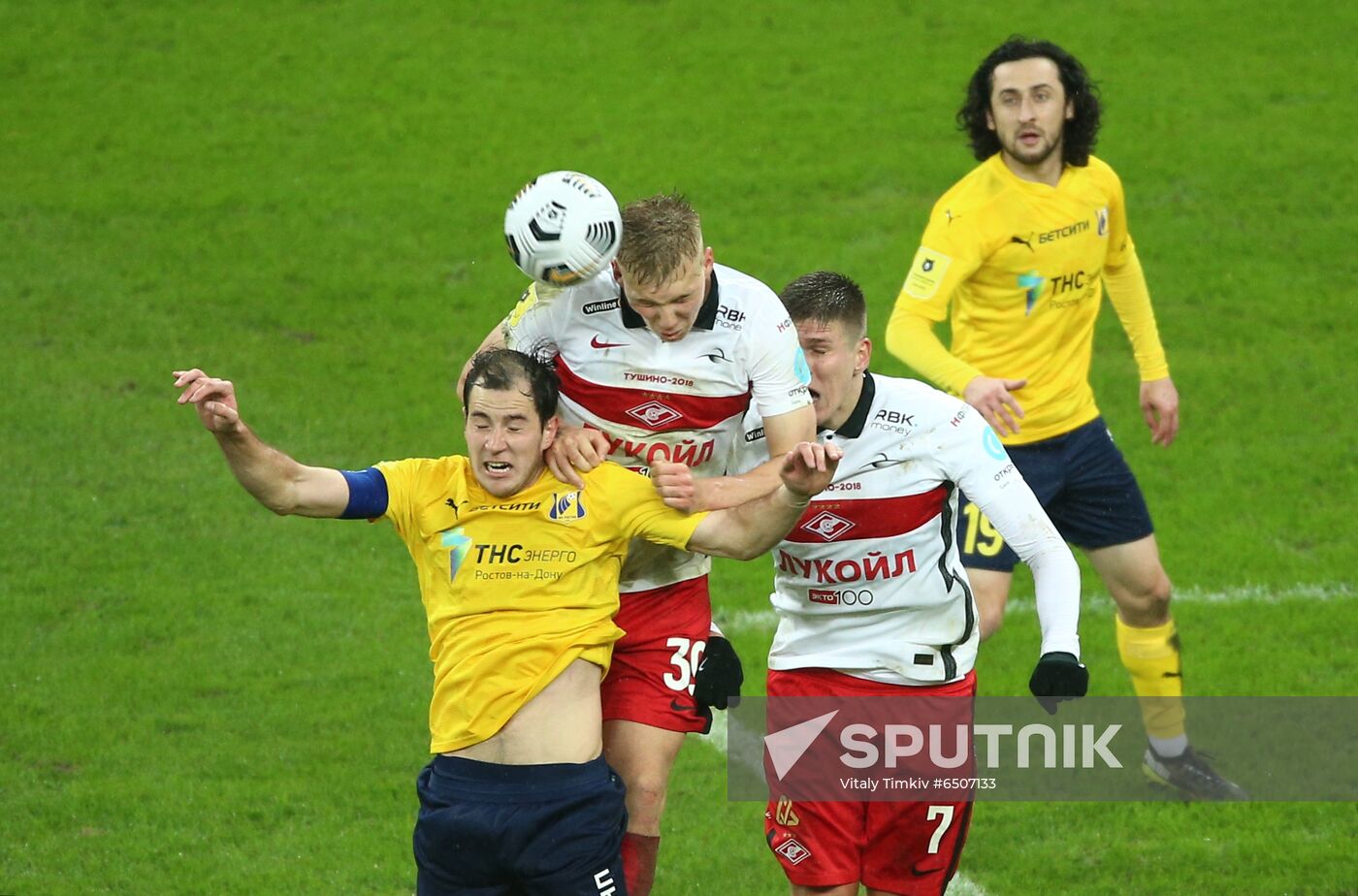 Russia Soccer Premier-League Rostov - Spartak