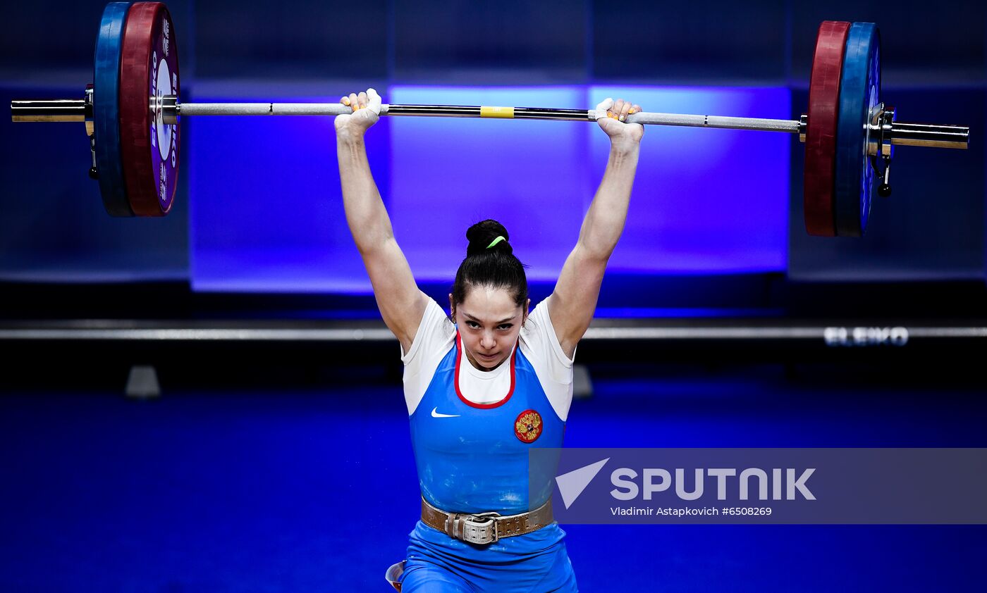 Russia Weightlifting European Championships