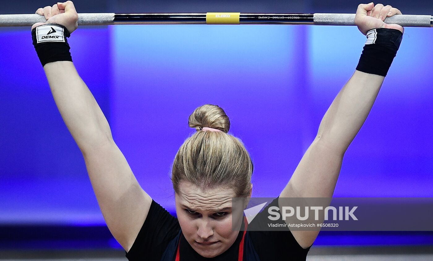 Russia Weightlifting European Championships