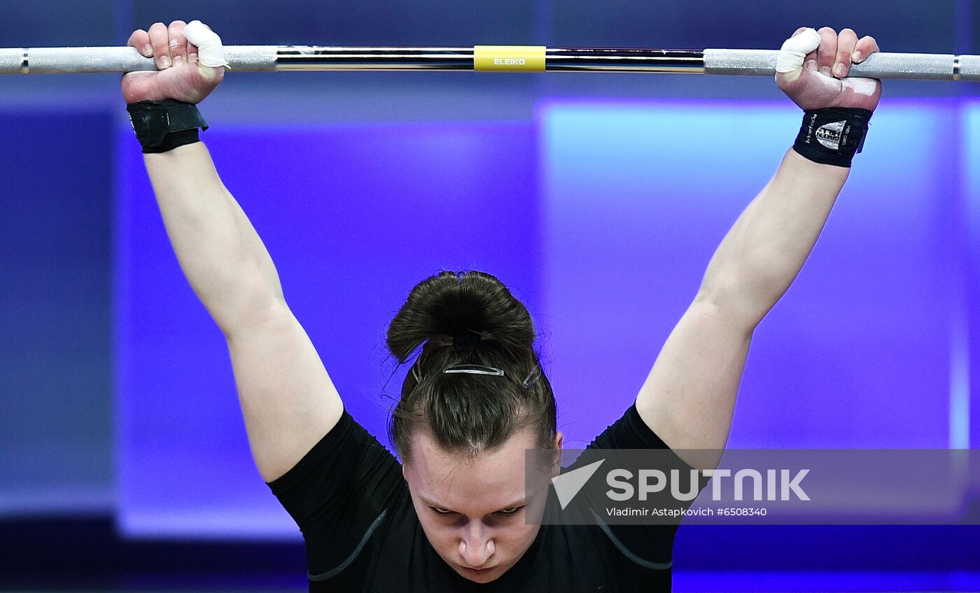 Russia Weightlifting European Championships