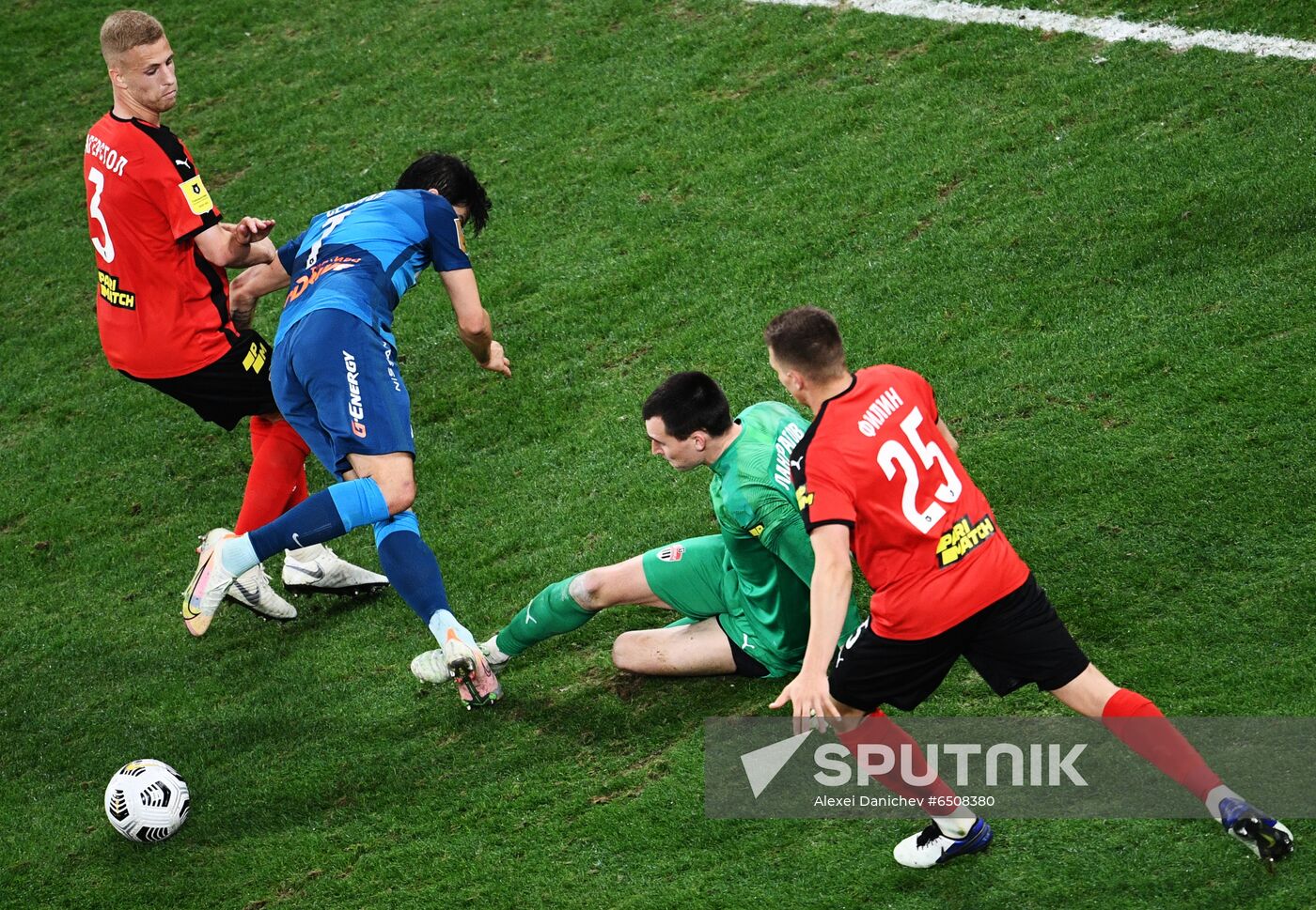 Russia Soccer Premier-League Zenit - Khimki