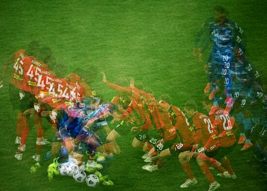 Russia Soccer Premier-League Zenit - Khimki