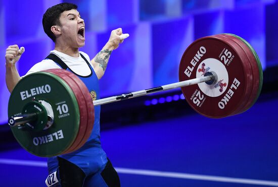 Russia Weightlifting European Championships
