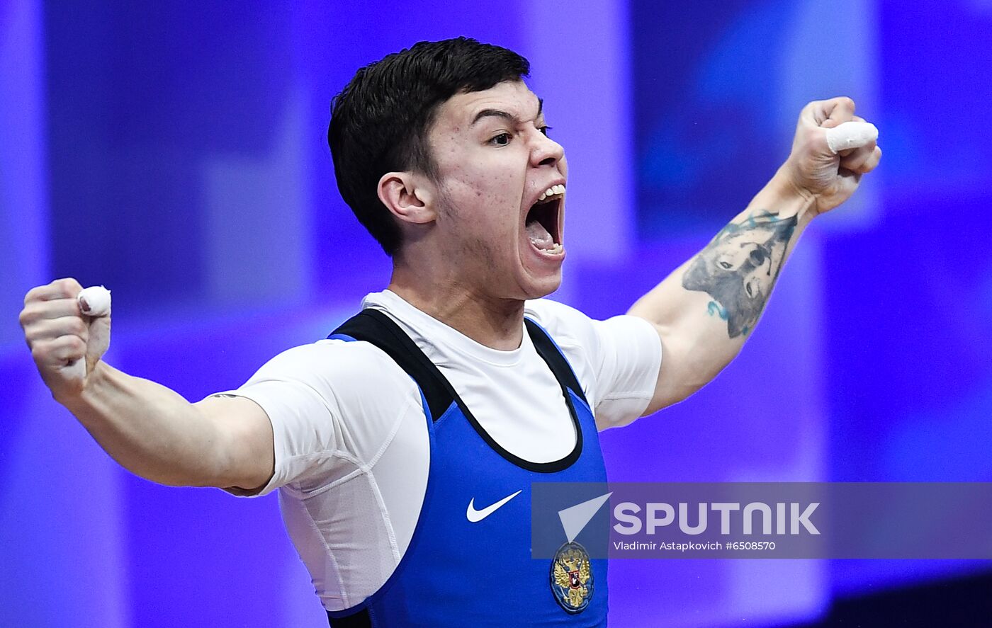 Russia Weightlifting European Championships