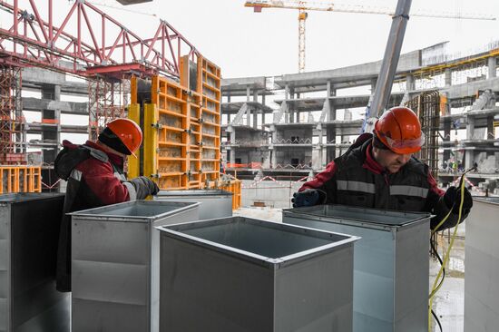 Russia Ice Arena Construction