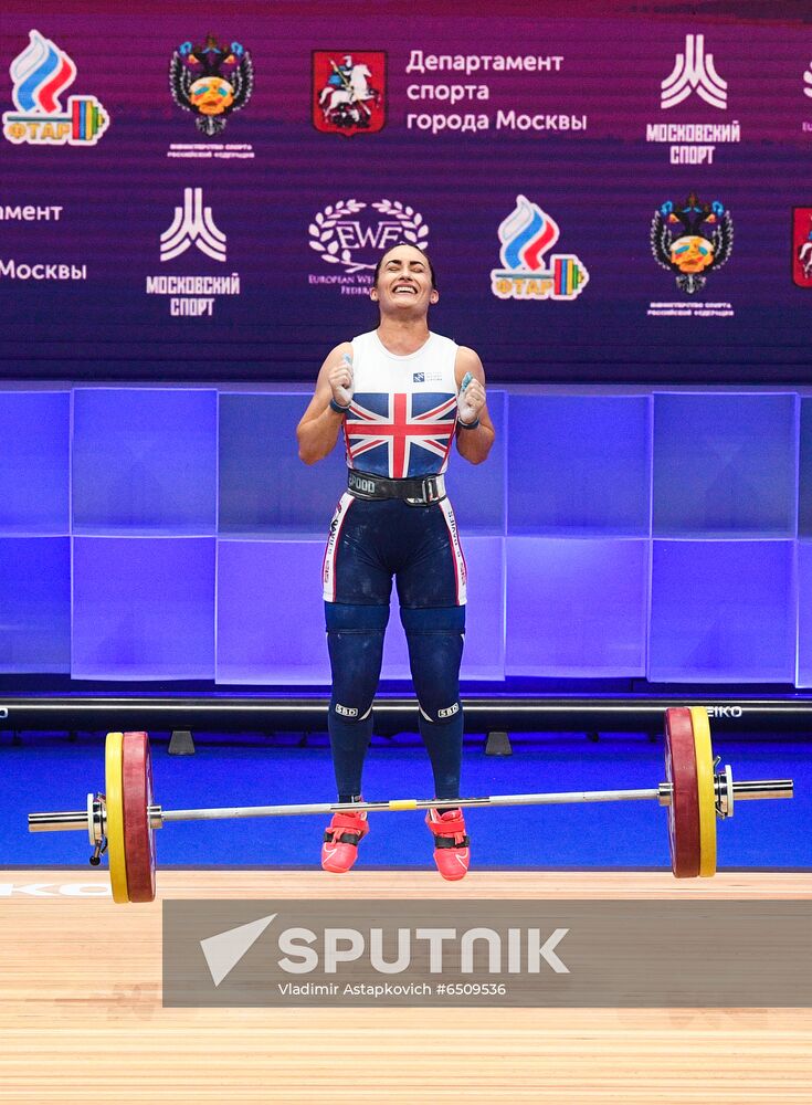 Russia Weightlifting European Championships