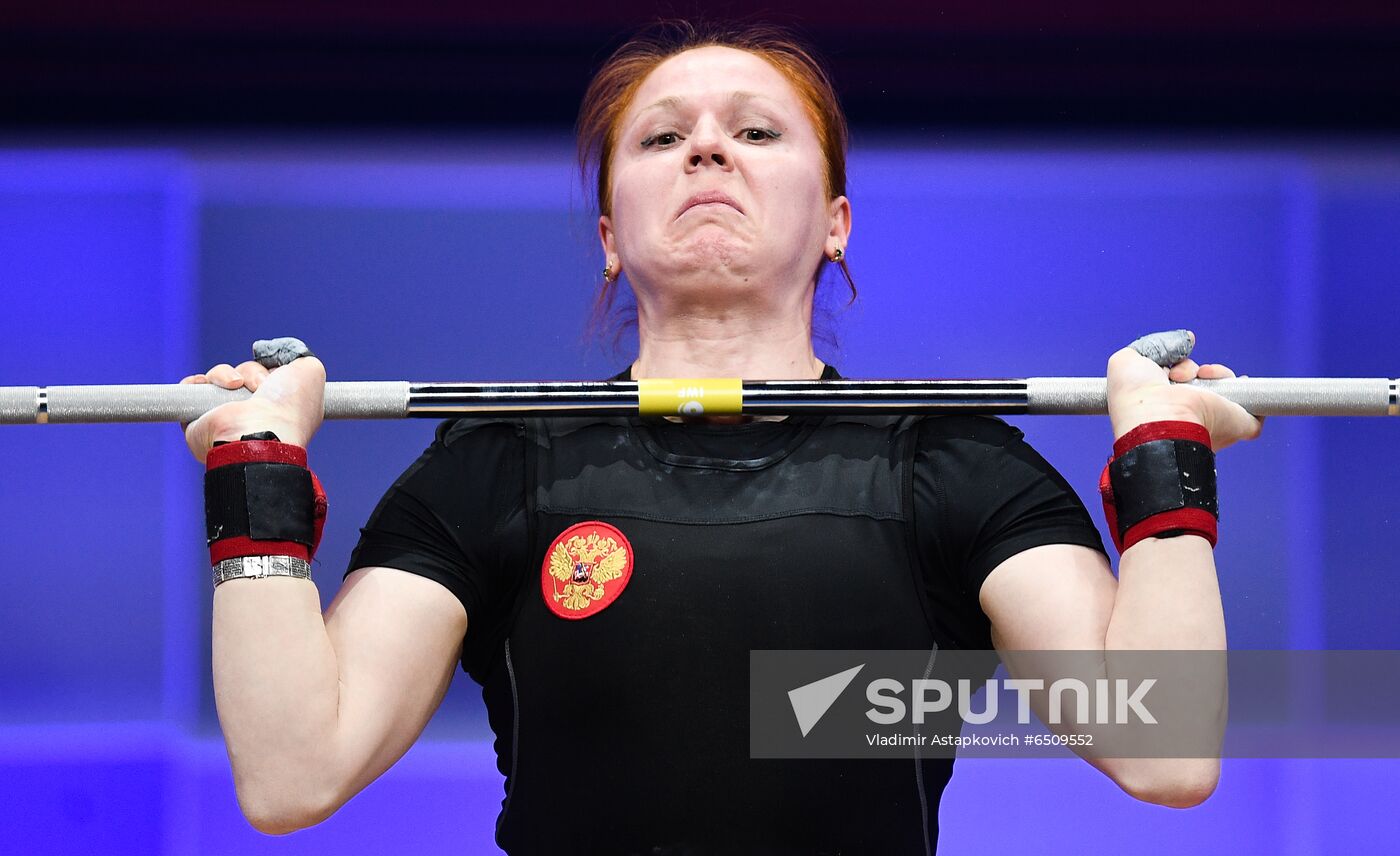 Russia Weightlifting European Championships