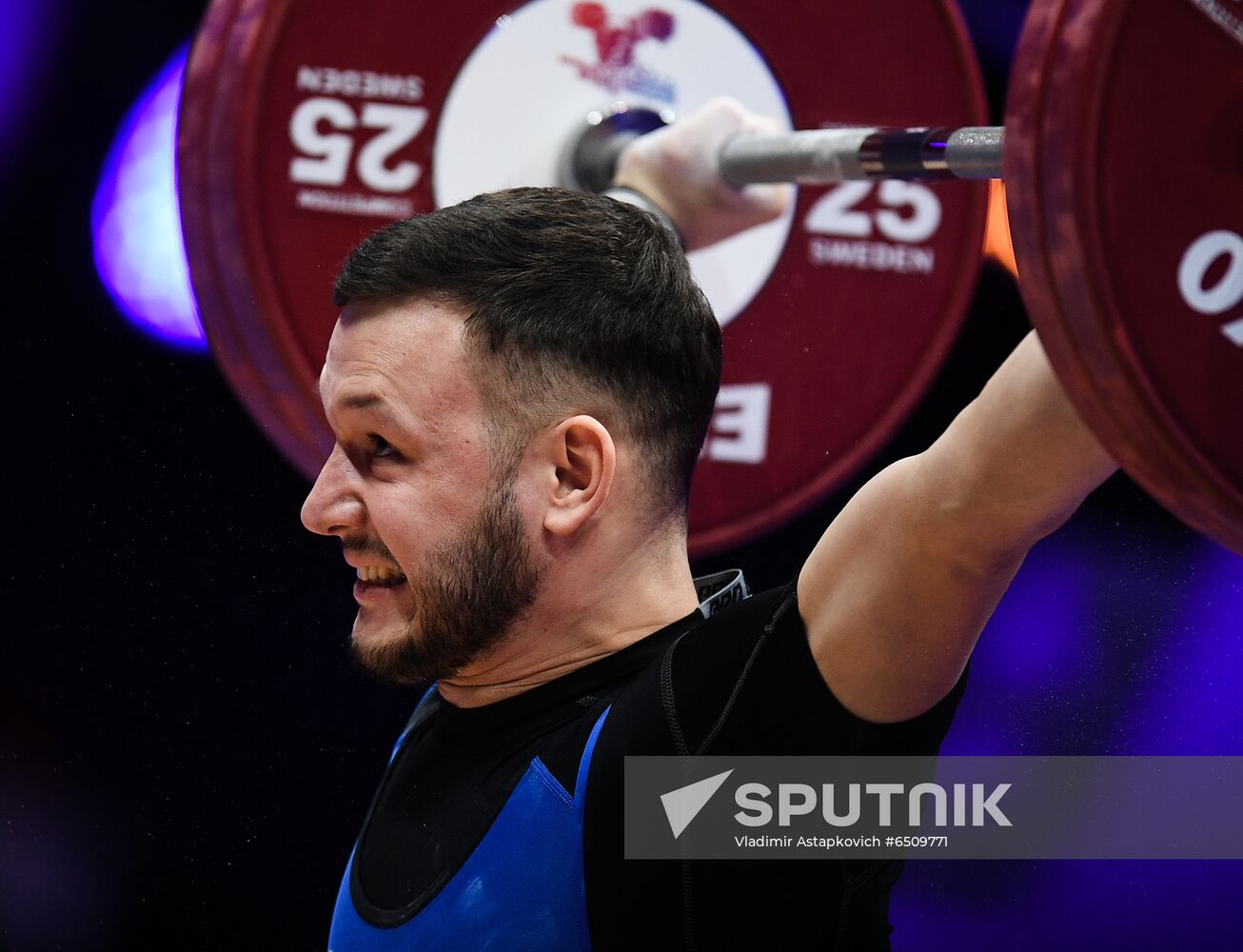 Russia Weightlifting European Championships