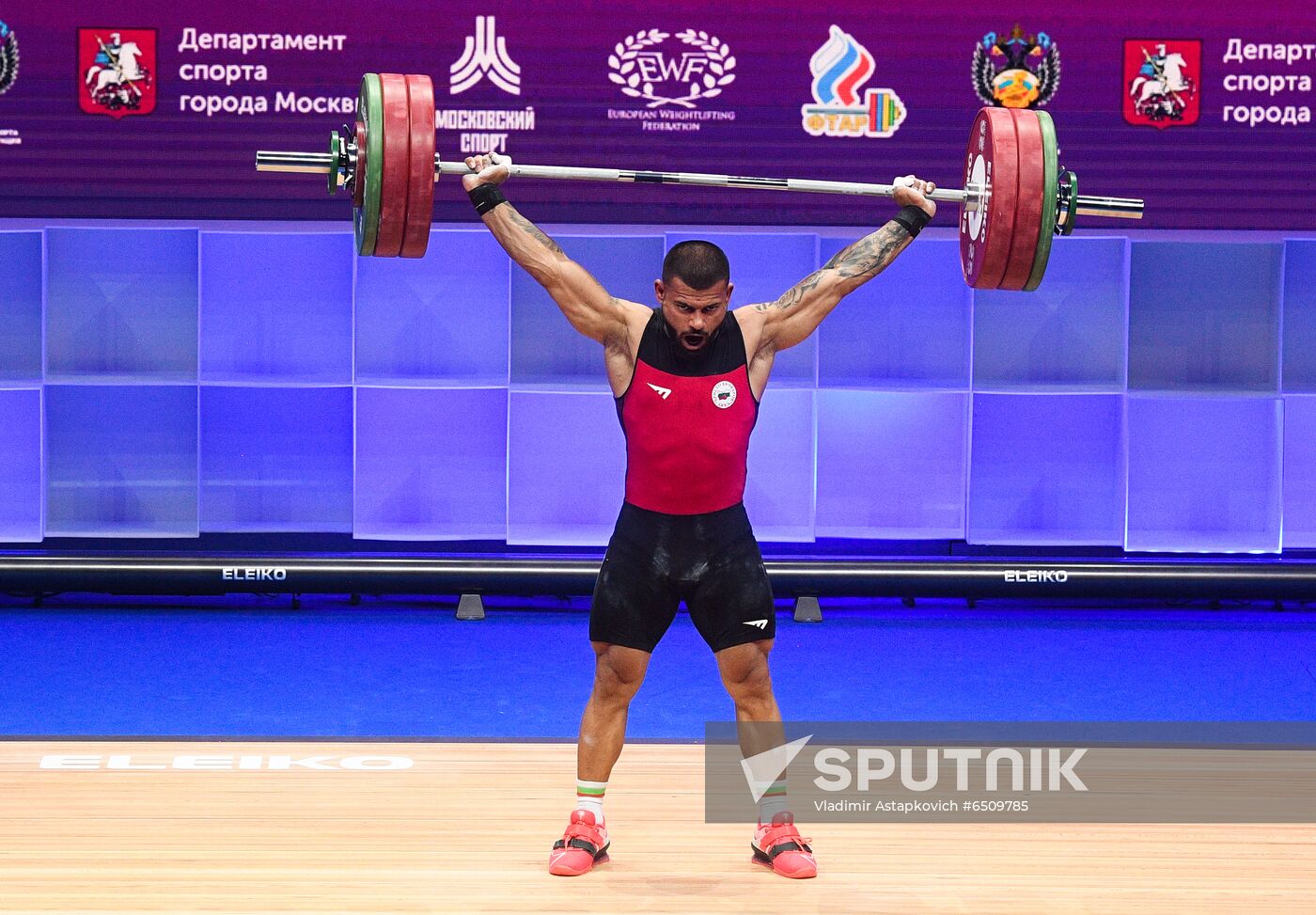 Russia Weightlifting European Championships