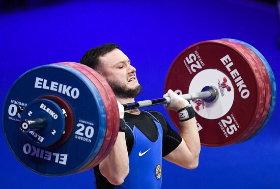 Russia Weightlifting European Championships