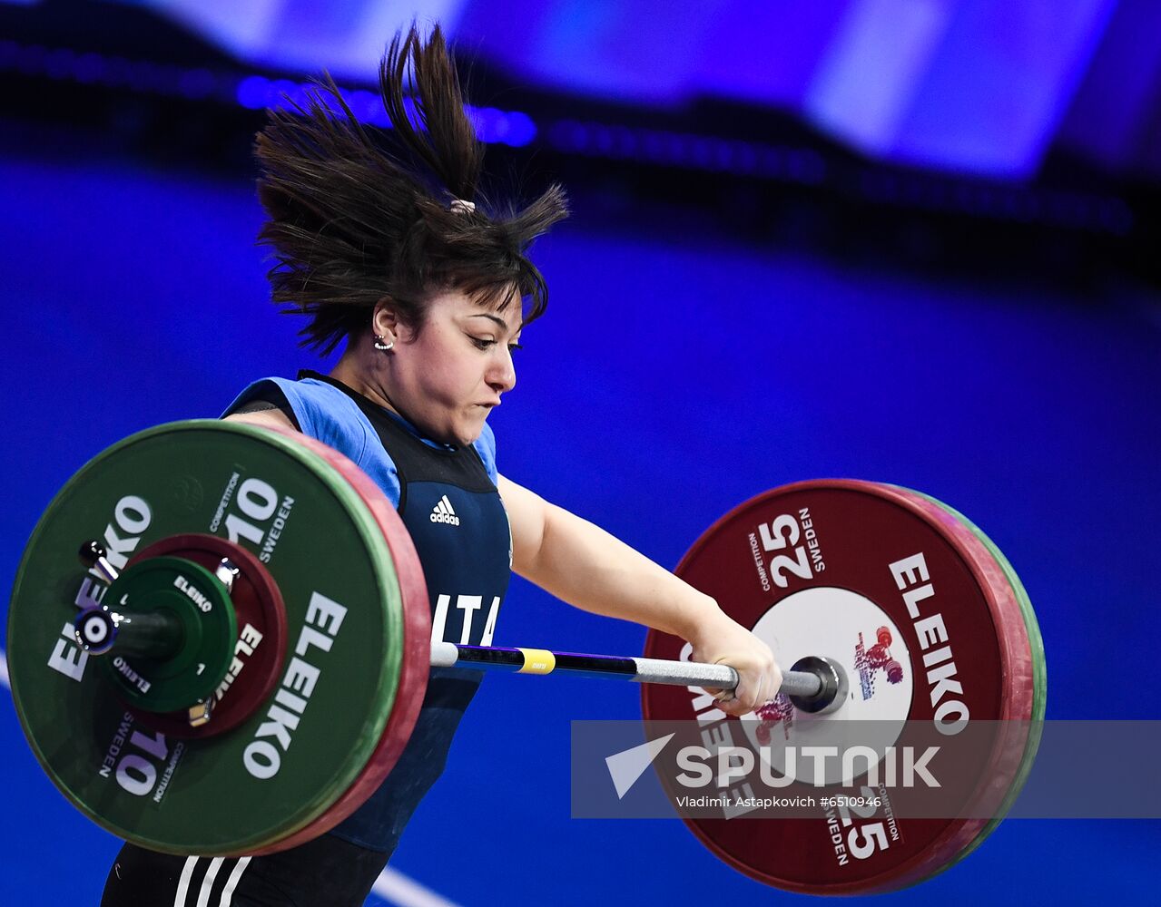 Russia Weightlifting European Championships