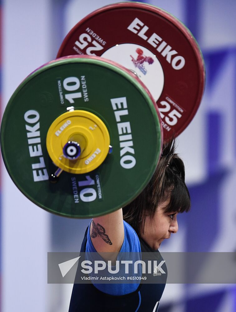 Russia Weightlifting European Championships
