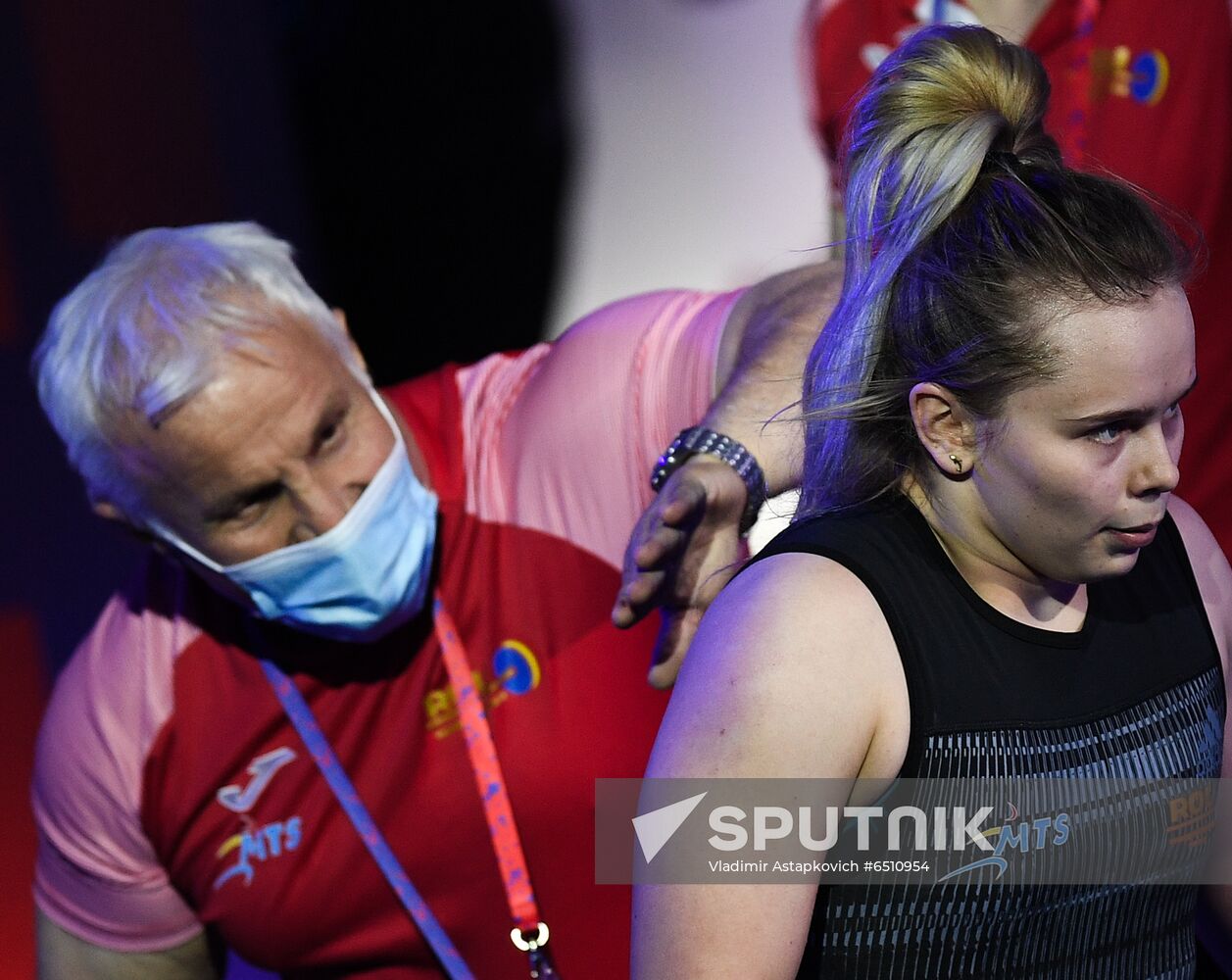Russia Weightlifting European Championships