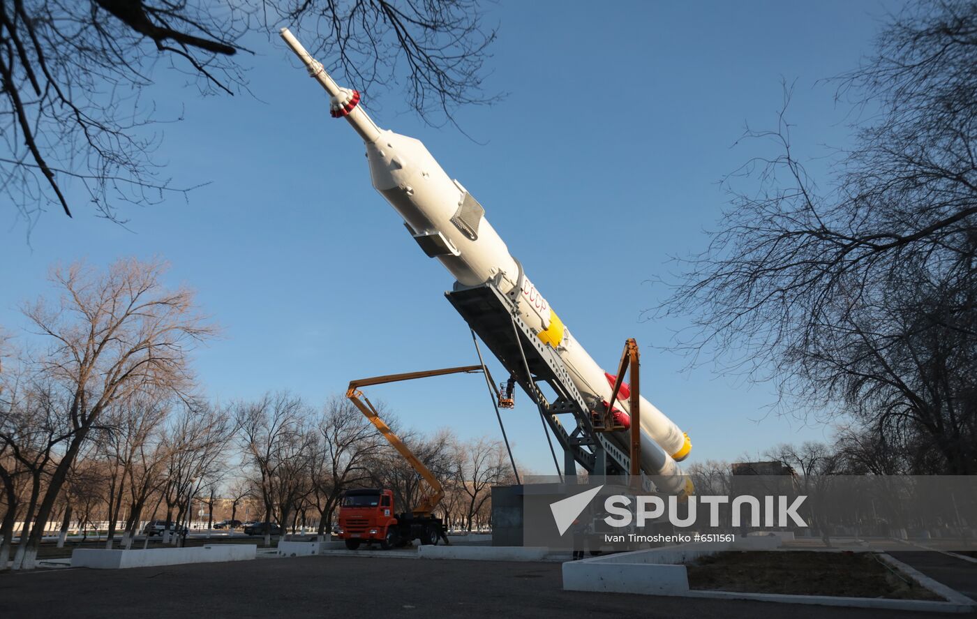 Kazakhstan Human Spaceflight Anniversary Baikonur