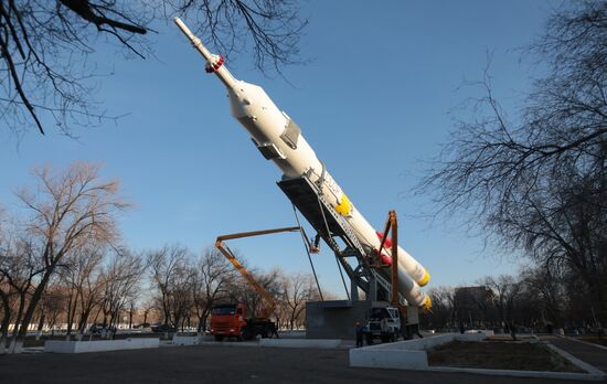 Kazakhstan Human Spaceflight Anniversary Baikonur