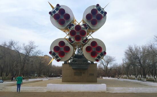 Kazakhstan Human Spaceflight Anniversary Baikonur