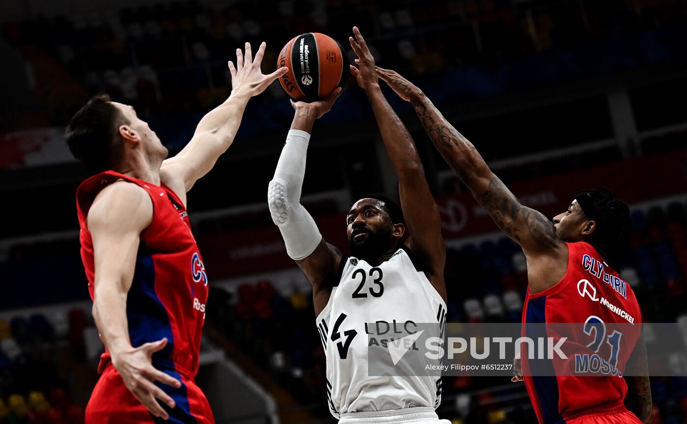 Russia Basketball Euroleague CSKA - ASVEL