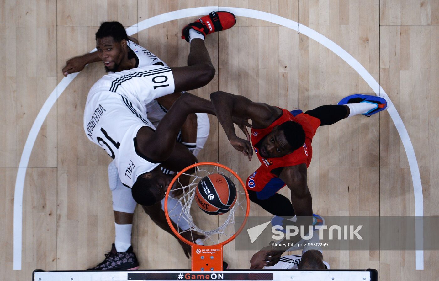 Russia Basketball Euroleague CSKA - ASVEL