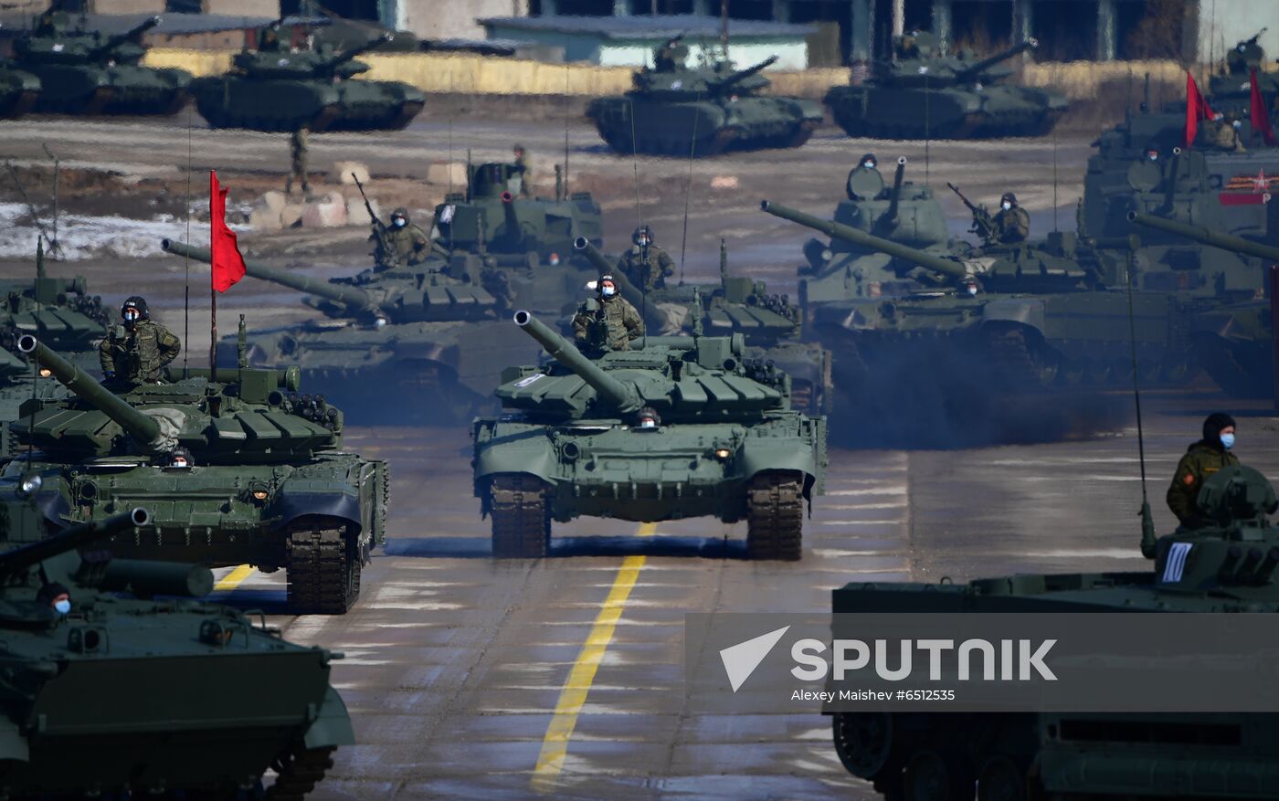 Russia Victory Day Parade Preparations