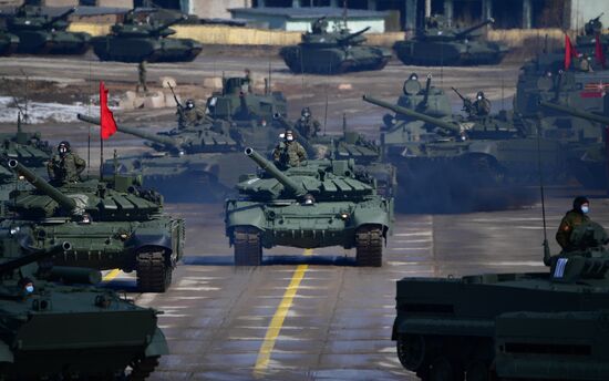 Russia Victory Day Parade Preparations