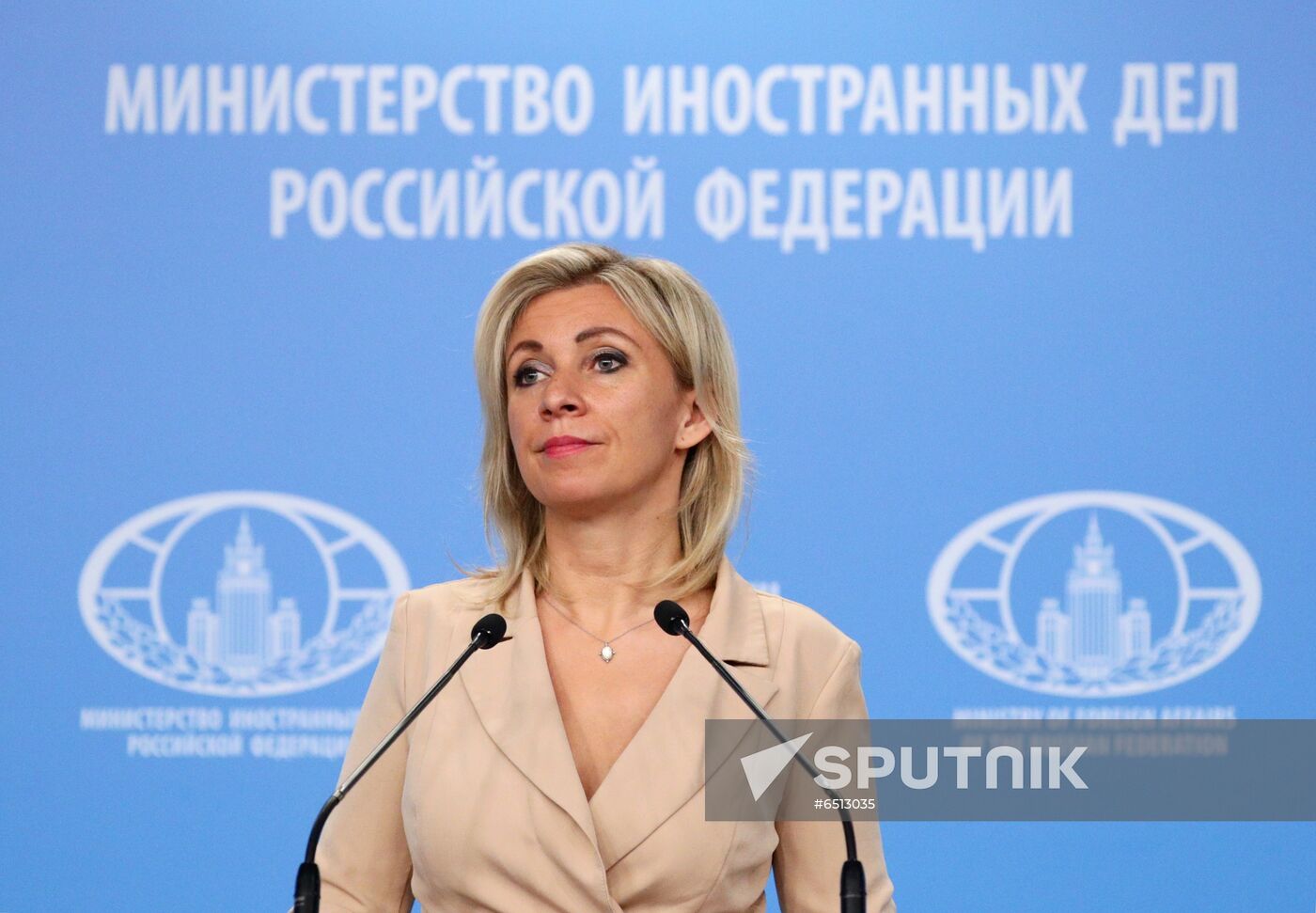 Russia Zakharova Briefing