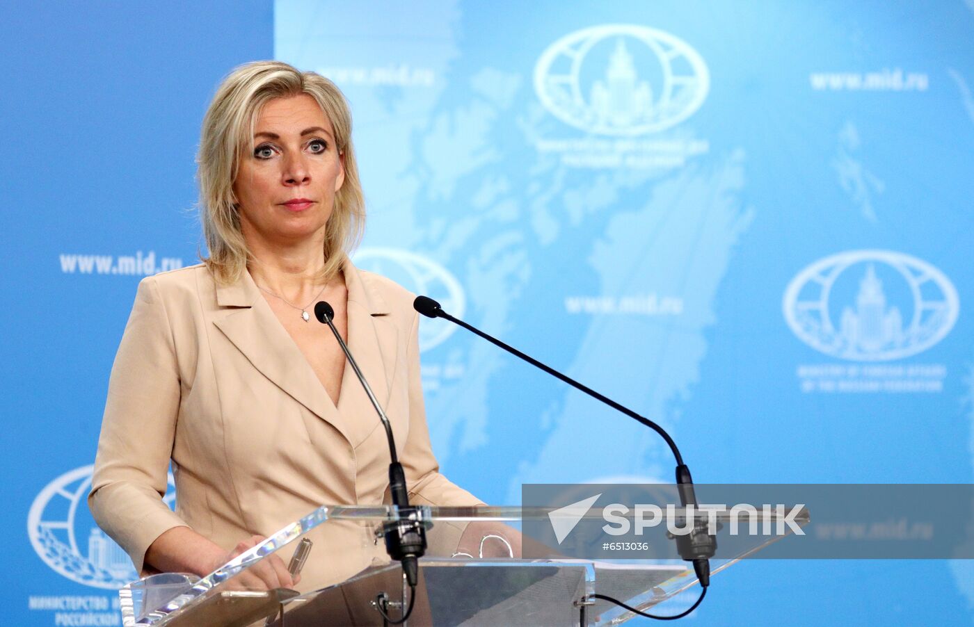 Russia Zakharova Briefing