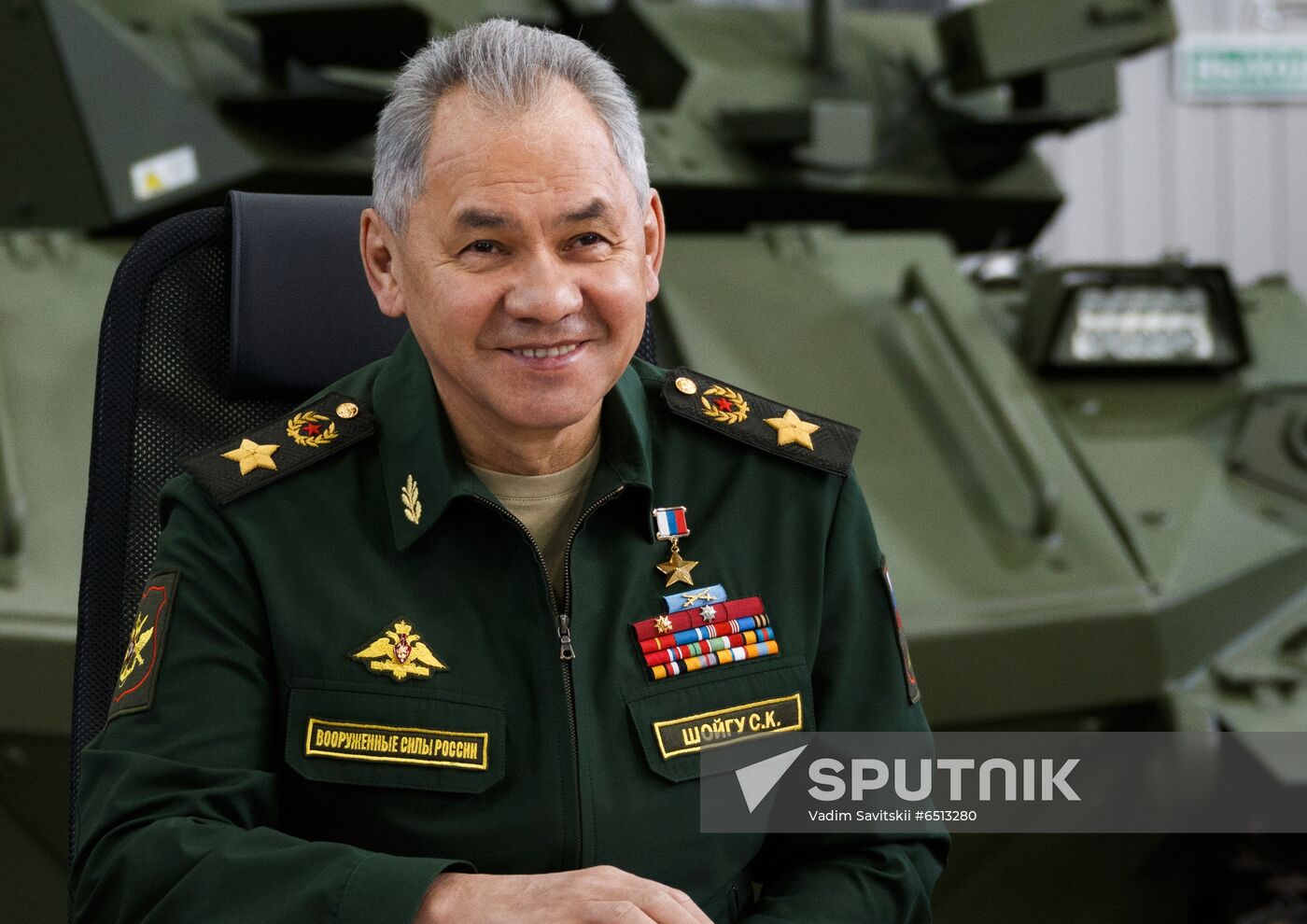 Russia Shoigu Inspection