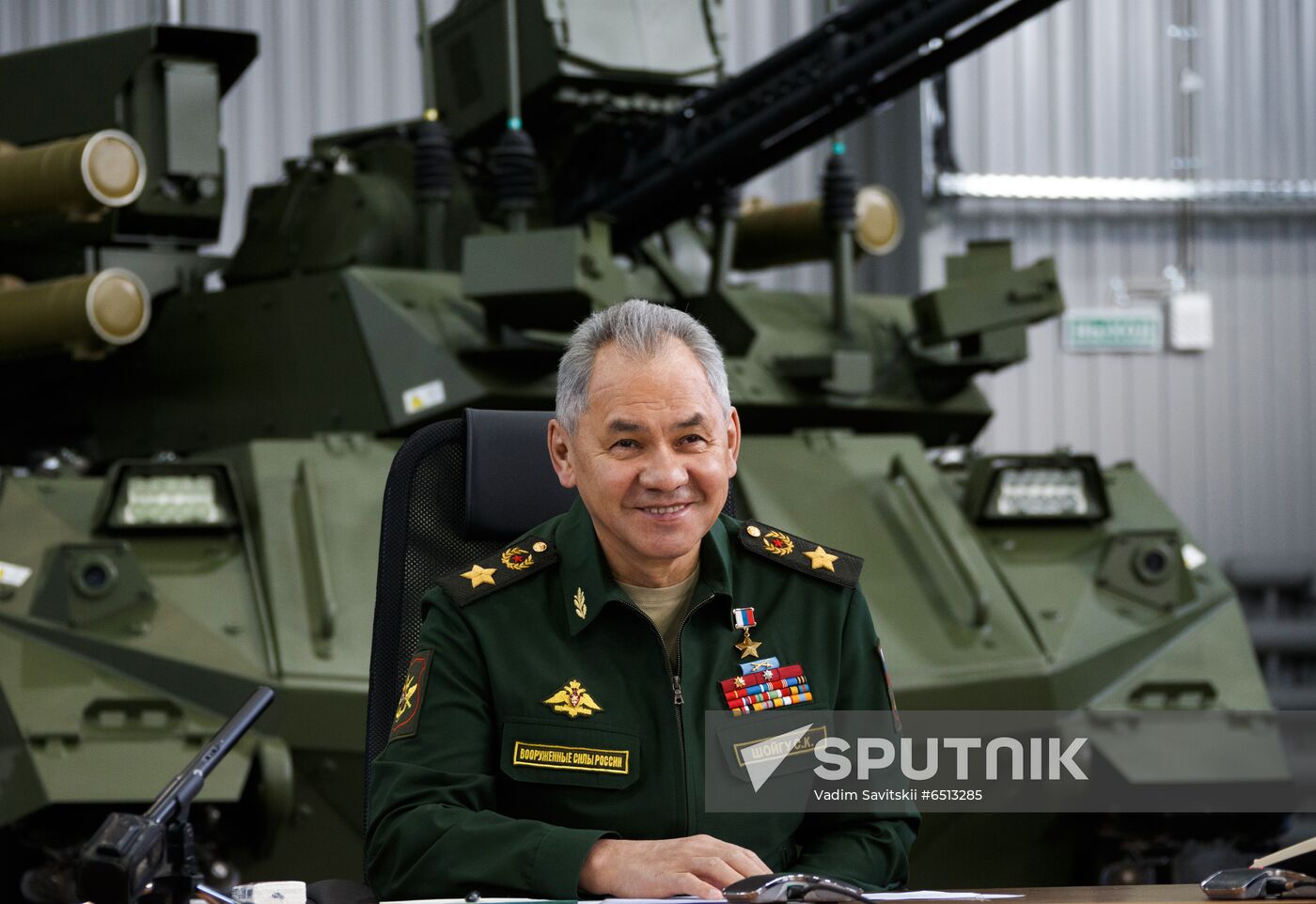 Russia Shoigu Inspection