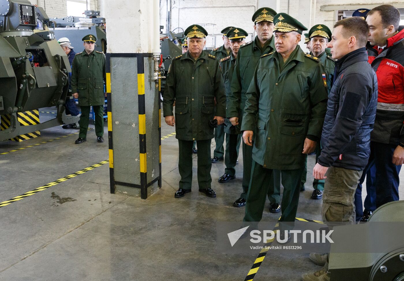 Russia Shoigu Inspection