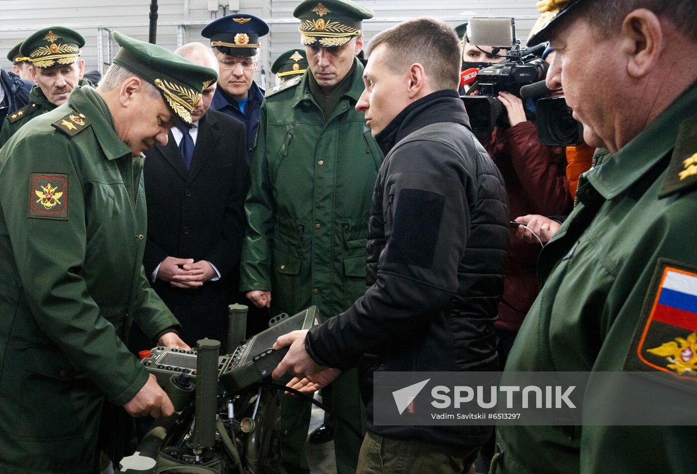 Russia Shoigu Inspection