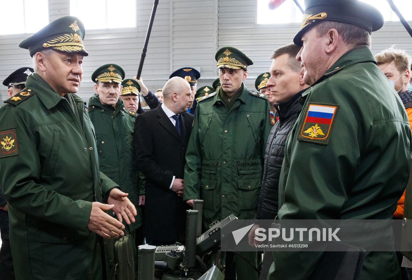 Russia Shoigu Inspection