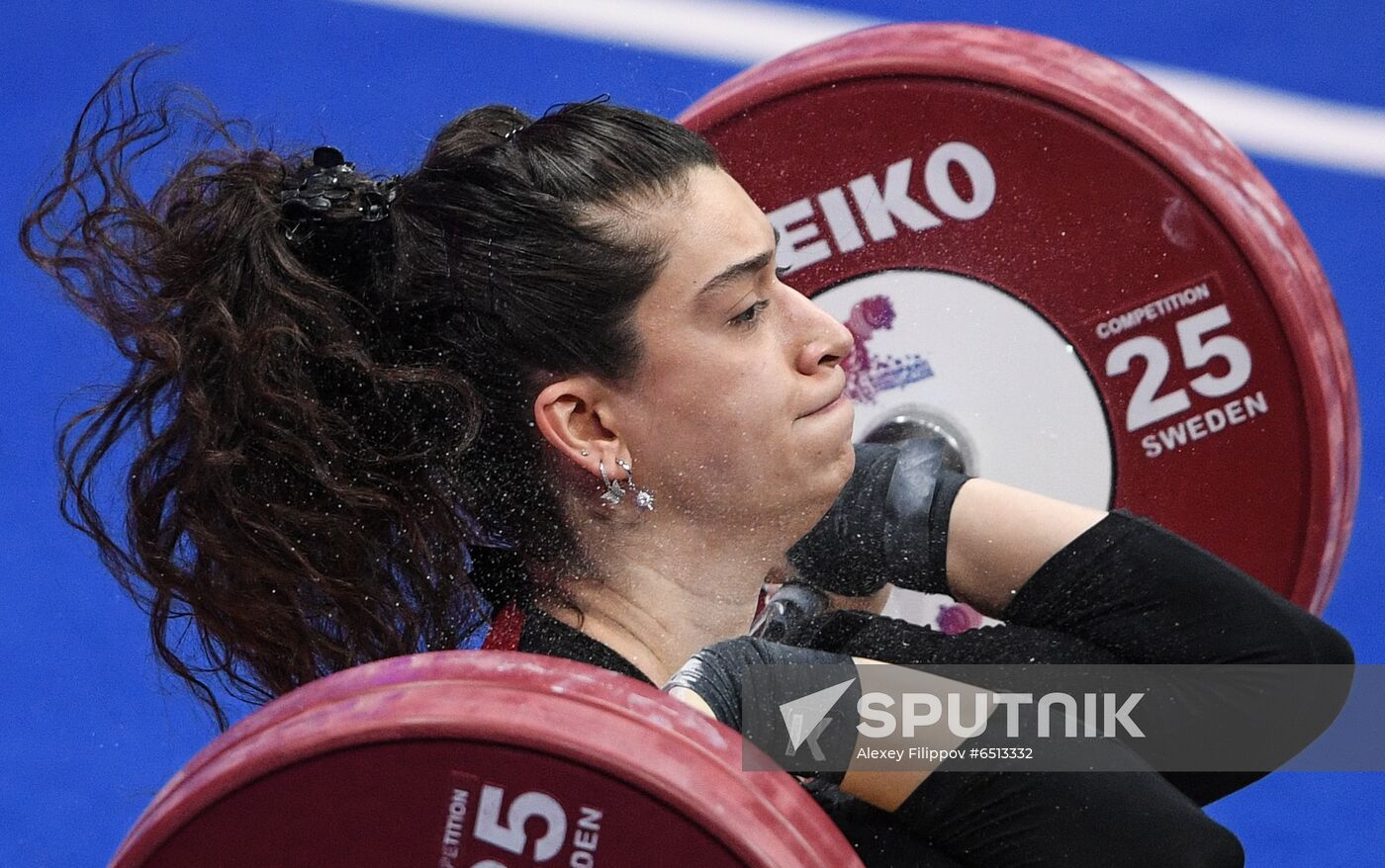 Russia Weightlifting European Championships