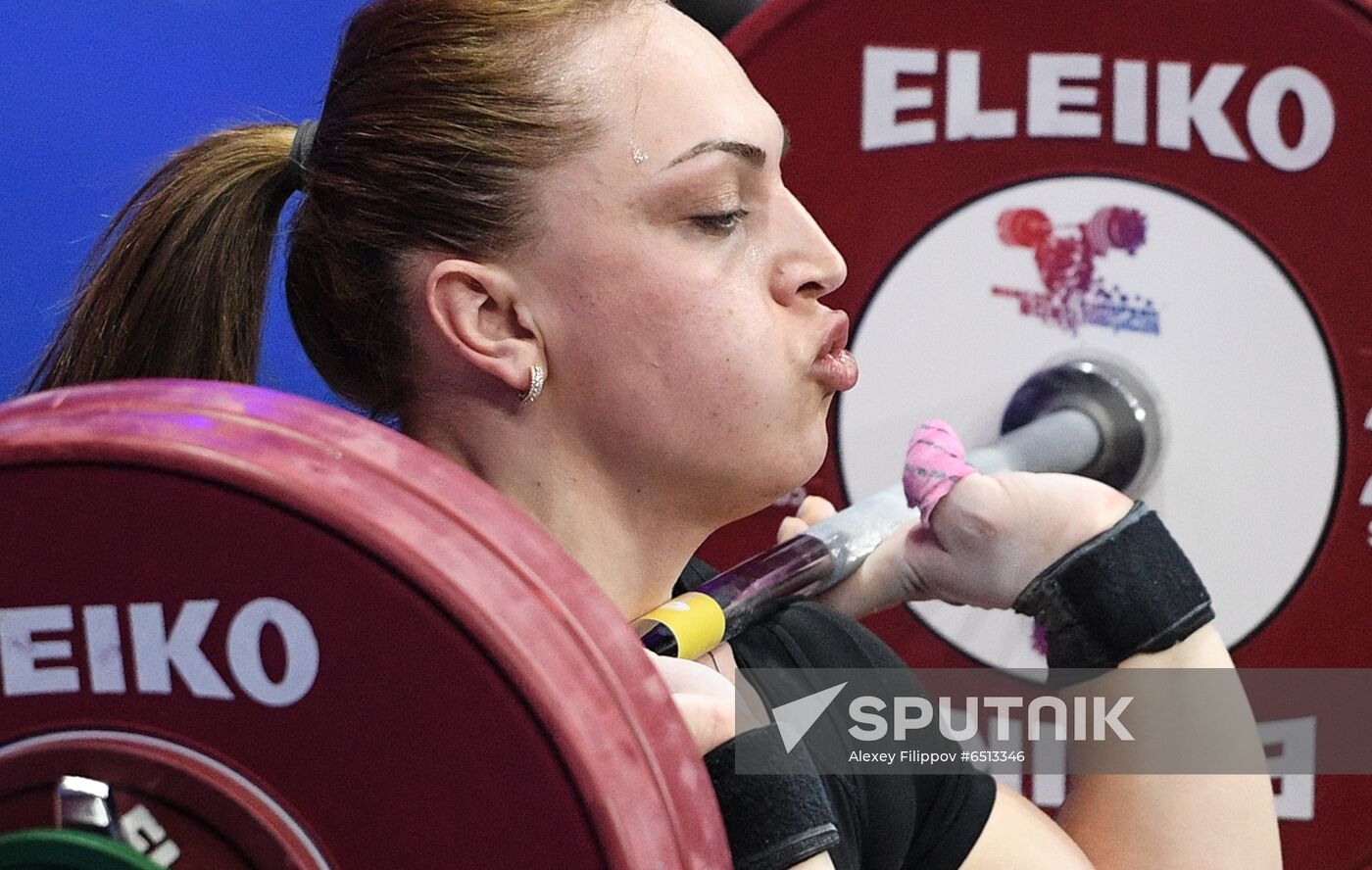 Russia Weightlifting European Championships