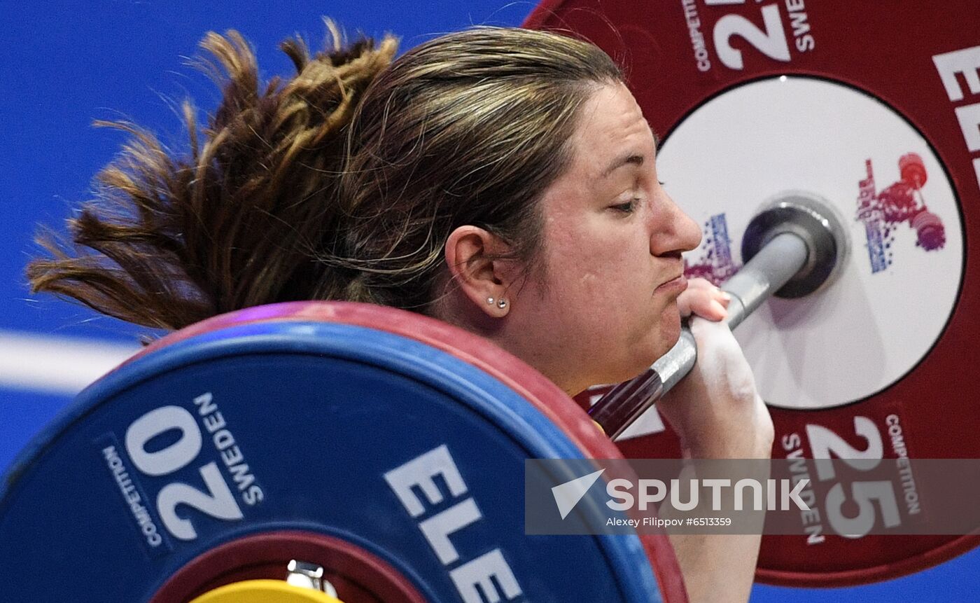 Russia Weightlifting European Championships