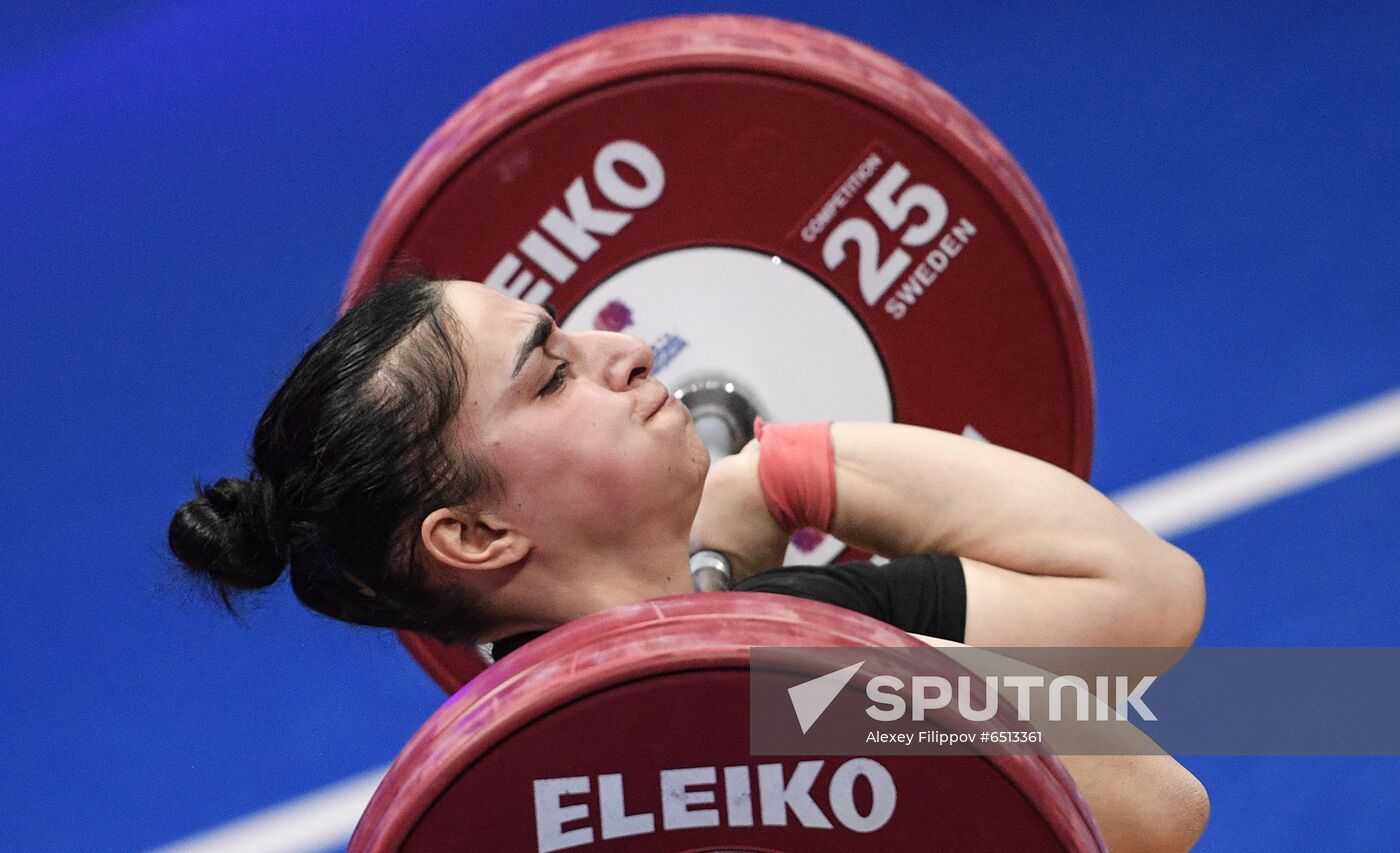 Russia Weightlifting European Championships