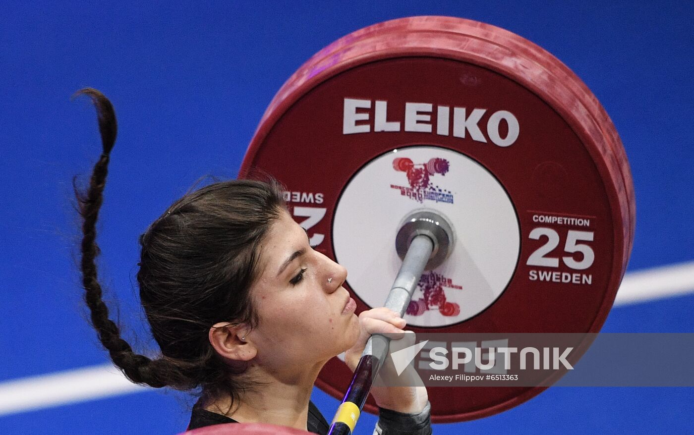 Russia Weightlifting European Championships