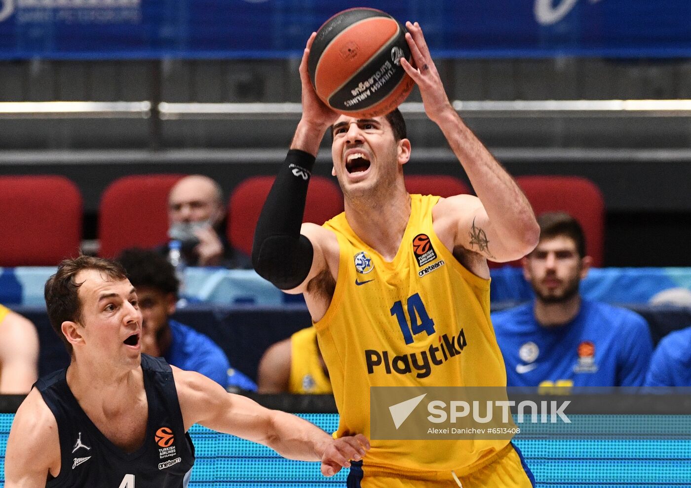 Russia Basketball Euroleague Zenit - Maccabi