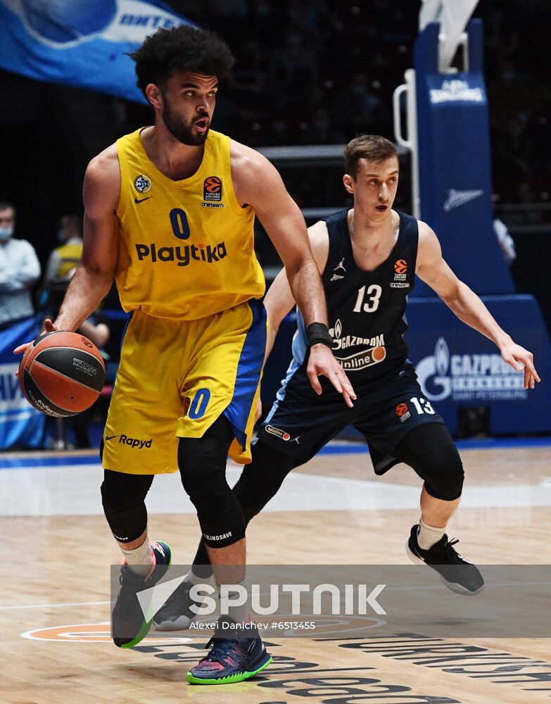 Russia Basketball Euroleague Zenit - Maccabi