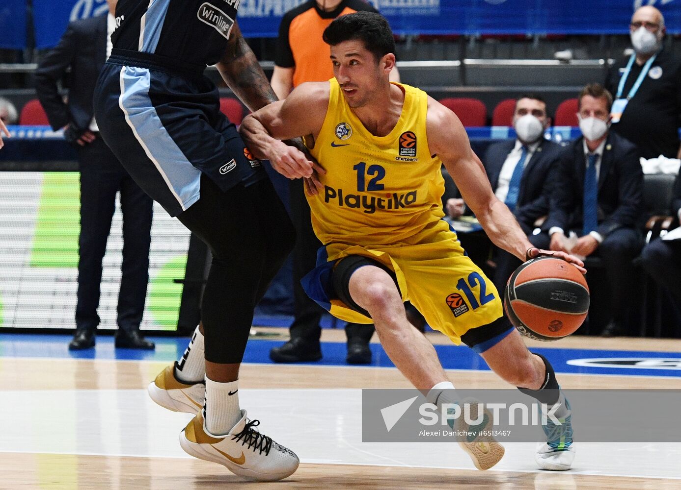 Russia Basketball Euroleague Zenit - Maccabi