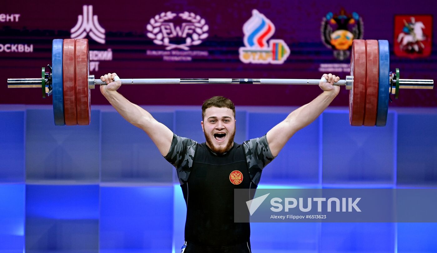 Russia Weightlifting European Championships