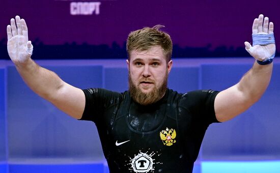 Russia Weightlifting European Championships