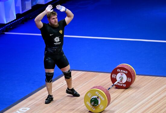 Russia Weightlifting European Championships