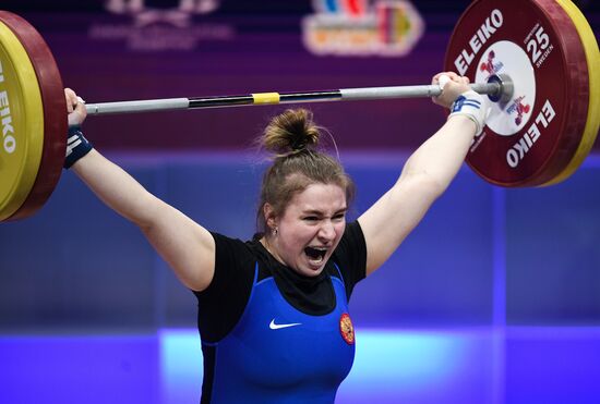 Russia Weightlifting European Championships
