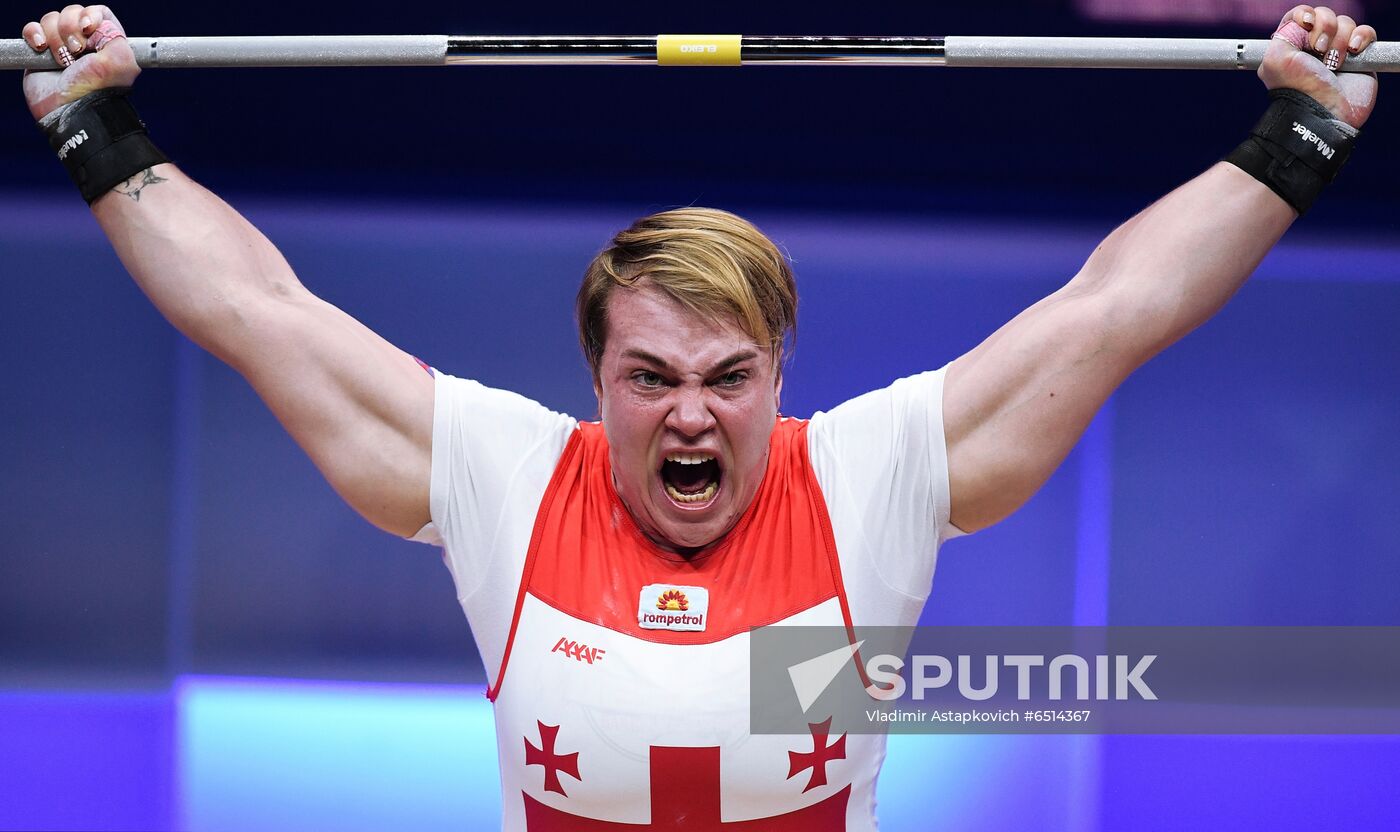 Russia Weightlifting European Championships