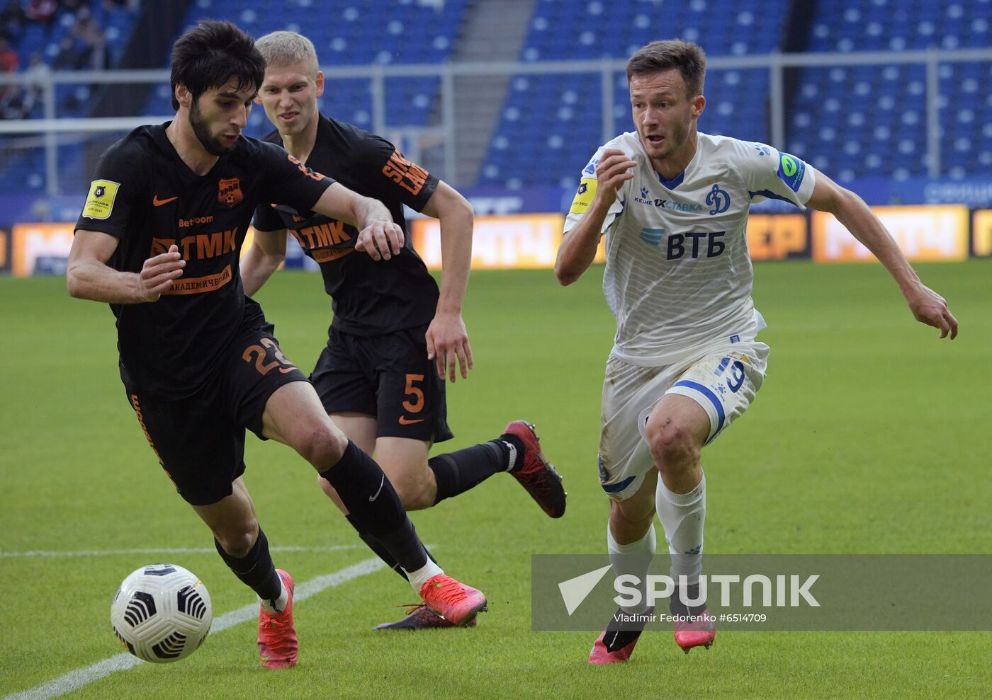 Russia Soccer Premier-League Dynamo - Ural