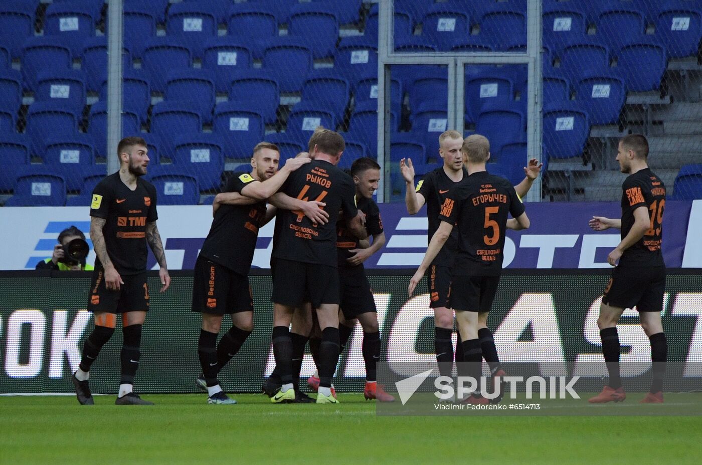 Russia Soccer Premier-League Dynamo - Ural