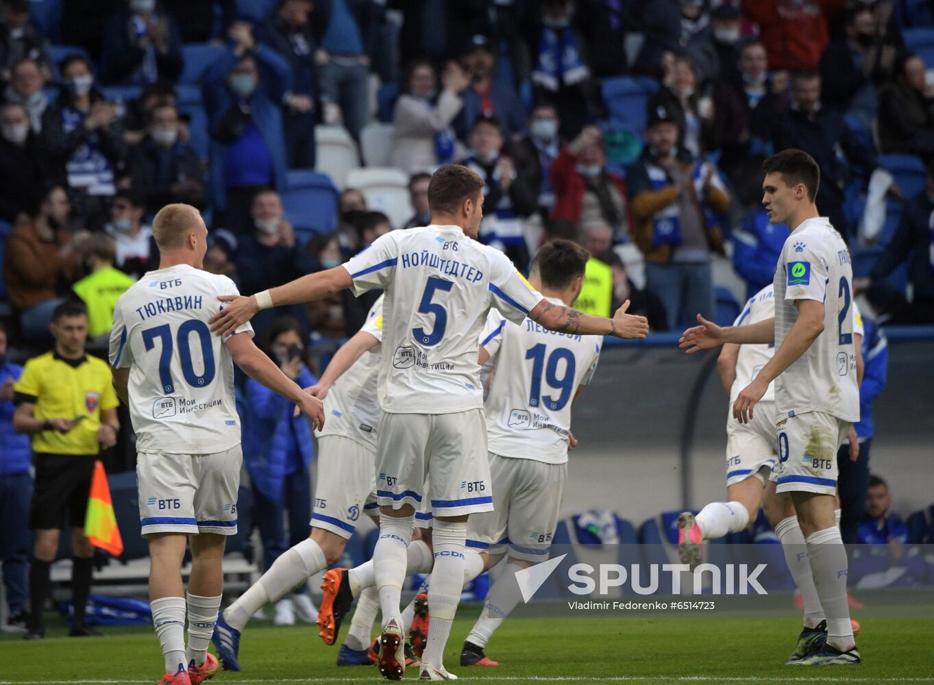Russia Soccer Premier-League Dynamo - Ural