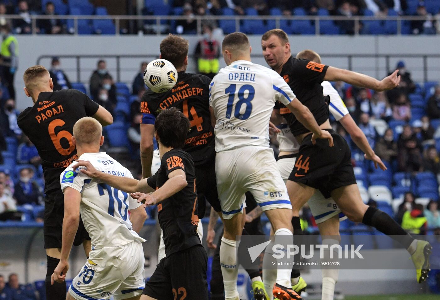 Russia Soccer Premier-League Dynamo - Ural