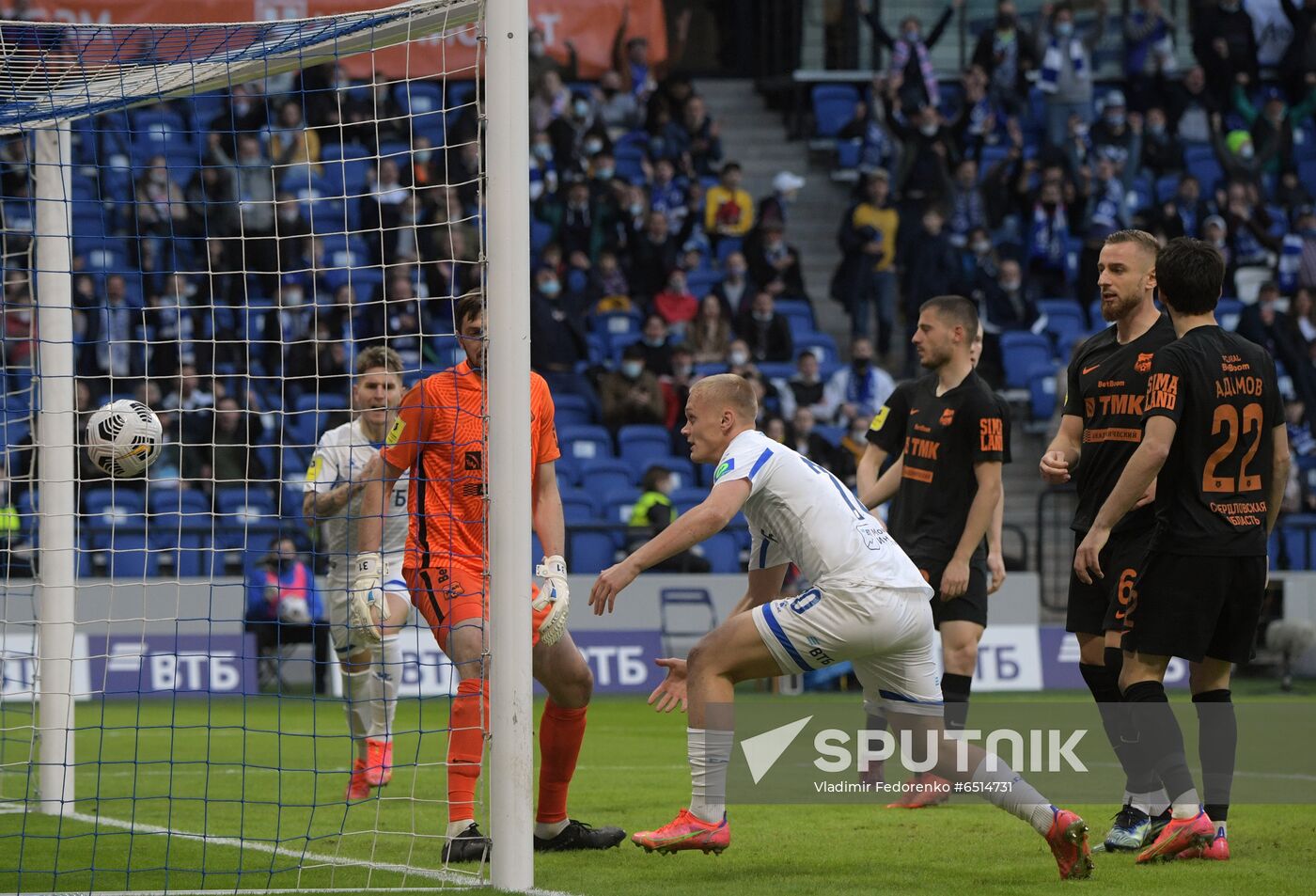 Russia Soccer Premier-League Dynamo - Ural