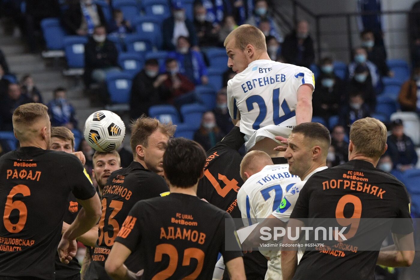 Russia Soccer Premier-League Dynamo - Ural
